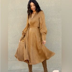 NWT Joyfolie Arina dress in Bistre, size small